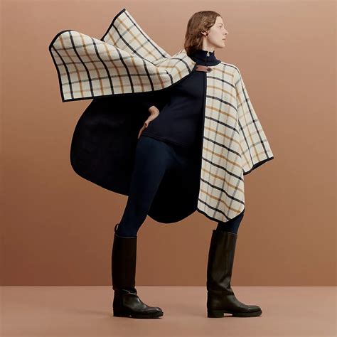 hermes mens poncho|Camail poncho .